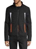 Ea7 Emporio Armani Quilted Full-zip Jacket