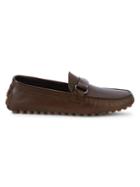 Canali Round-toe Leather Mocassins