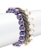 Tataborello Pearl & Crystal Bracelet