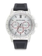 Saks Fifth Avenue Stainless Steel Chronograph Strap Watch