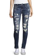 Miss Me Heavy Distroyed Skinny-fit Jeans