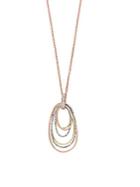 Effy 14k Gold & Diamond Drop Pendant Necklace