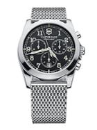 Victorinox Swiss Army Men's Silver-tone Chronograph Watch