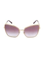 Dolce & Gabbana 61mm Oversized Cat Eye Sunglasses