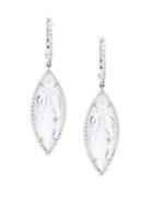 Roberto Coin 18k White Gold Cocktail Drop Earrings