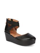 Gentle Souls Nyssa Leather Wedge Sandals