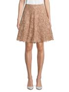 Valentino Lace A-line Skirt