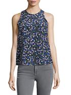 Rebecca Taylor Floral Silk Top