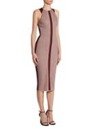 Victoria Beckham Racerback Fitted Bodycon Dress