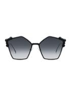 Fendi 57mm Geometric Sunglasses