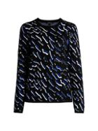 Derek Lam Abstract Animal-print Sweater