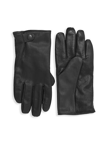 Ugg Australia Faux Fur-lined Leather Smart Gloves