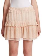 See By Chlo Pleated Georgette Skirt