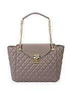 Love Moschino Quilted Flap Chain Tote