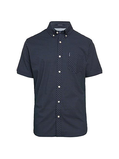 Ben Sherman Gingham-print Short-sleeve Shirt