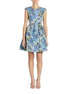 Abs Floral-print Party Dress
