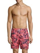 Trunks Surf + Swim Tropical-print Swim Shorts