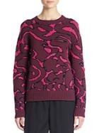 Opening Ceremony Cabbage Intarsia Sweater