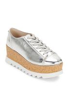 Steve Madden Metallic Lace-up Sneakers