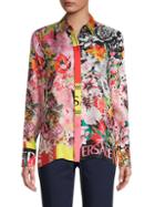 Versace Floral Silk Shirt