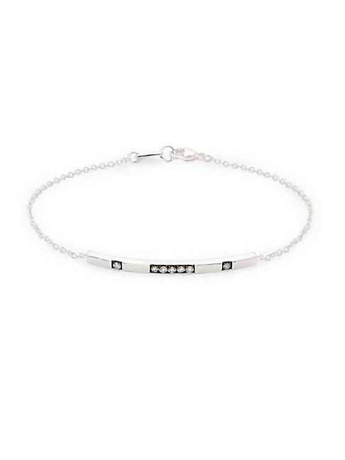 Ippolita Senso Sterling Silver & Diamond Skinny Bracelet