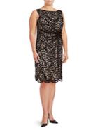 Calvin Klein Knotted Lace Dress