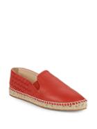 Bottega Veneta Intrecciato Leather Espadrilles