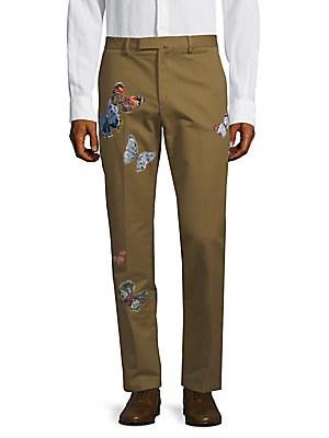 Valentino Butterfly Embroidered Pants