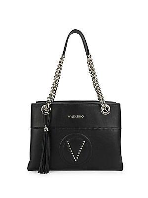Valentino By Mario Valentino Karina Rhinestone Leather Bag