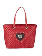 Love Moschino Borsa Nappa Leather Tote Bag