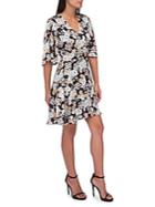 B Collection By Bobeau Florice Floral Fit-&-flare Dress