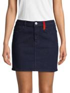 Current/elliott Denim Mini Skirt