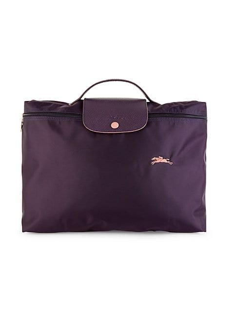 Longchamp Leather-trimmed Pouch