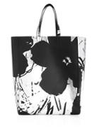 Calvin Klein 205w39nyc Andy Warhol Soft Floral Leather Tote
