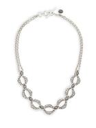 Lois Hill Double Chain Statement Necklace
