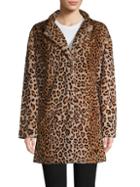 Sanctuary Leopard-print Faux Fur Coat