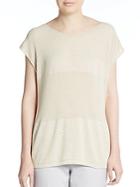 Lafayette 148 New York Textured Knit Top