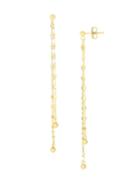 Sphera Milano 14k Yellow Gold Mirror Chain Earrings