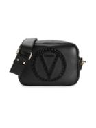 Valentino By Mario Valentino Mia Rock Croc-embossed Leather Camera Bag