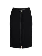 Versace Two-way Zip Pencil Skirt