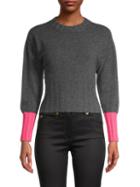 Brodie Cashmere Claudia Contrasting-cuff Cashmere Sweater