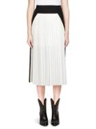 Givenchy Pleated Colorblock Skirt