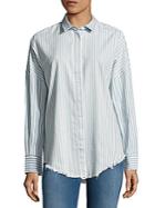 Iro Striped Fringed Shirt