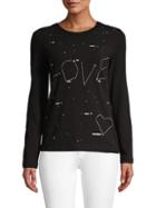Love Moschino Embellished Graphic Tee
