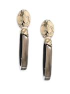 Alexis Bittar Rocky Lucite & 10k Yellow Gold Clip-on Earrings