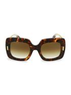 Boucheron 50mm Oversized Square Sunglasses