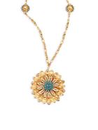 Miriam Haskell Flower Pendant Necklace
