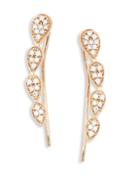 Hueb 18k Rose Gold & Diamond Earrings
