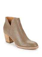 Dolce Vita Janae Perforated Leather Ankle Boots
