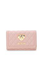 Love Moschino Quilted Snap-flap Wallet